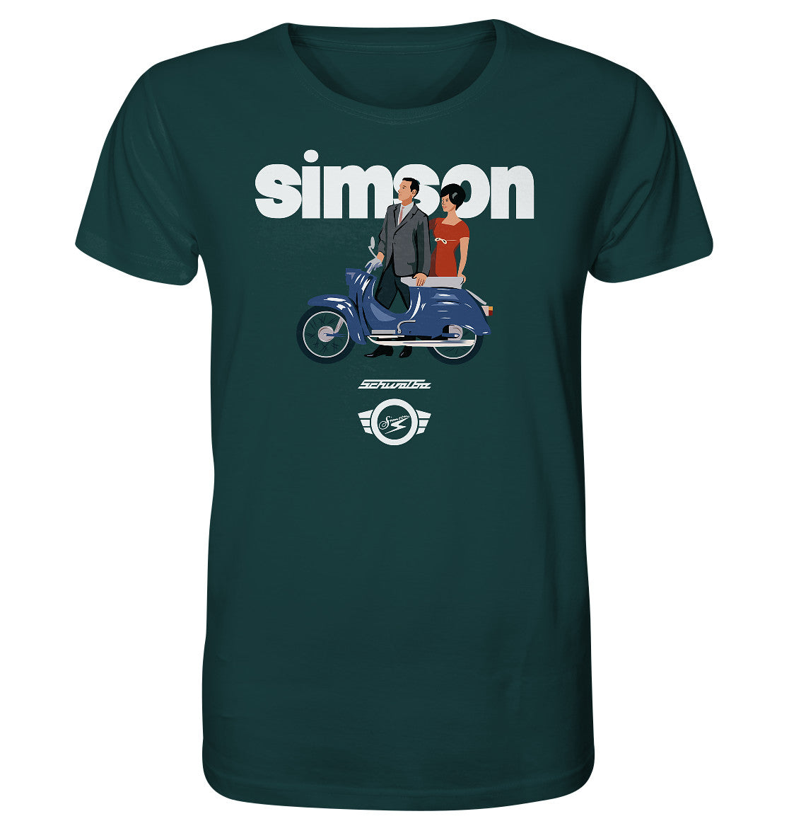 ORGANIC BIO SHIRT UNISEX • SIMSON SCHWALBE - ORIGINAL WERBUNG 1964