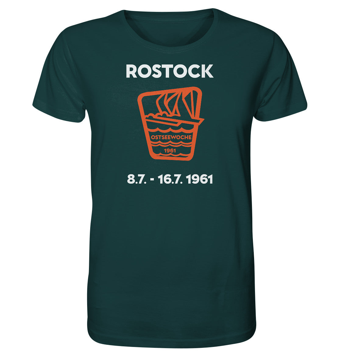 ORGANIC BIO SHIRT UNISEX • OSTSEEWOCHE ROSTOCK 1961