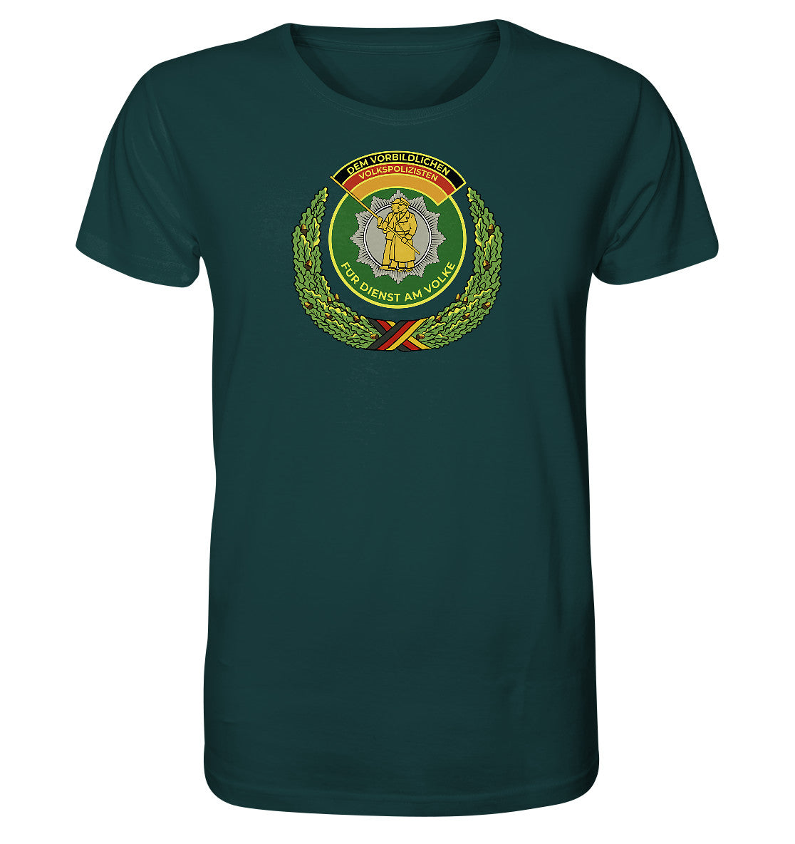 ORGANIC BIO SHIRT UNISEX • DEM VORBILDLICHEN VOLKSPOLIZISTEN (ABZEICHEN)