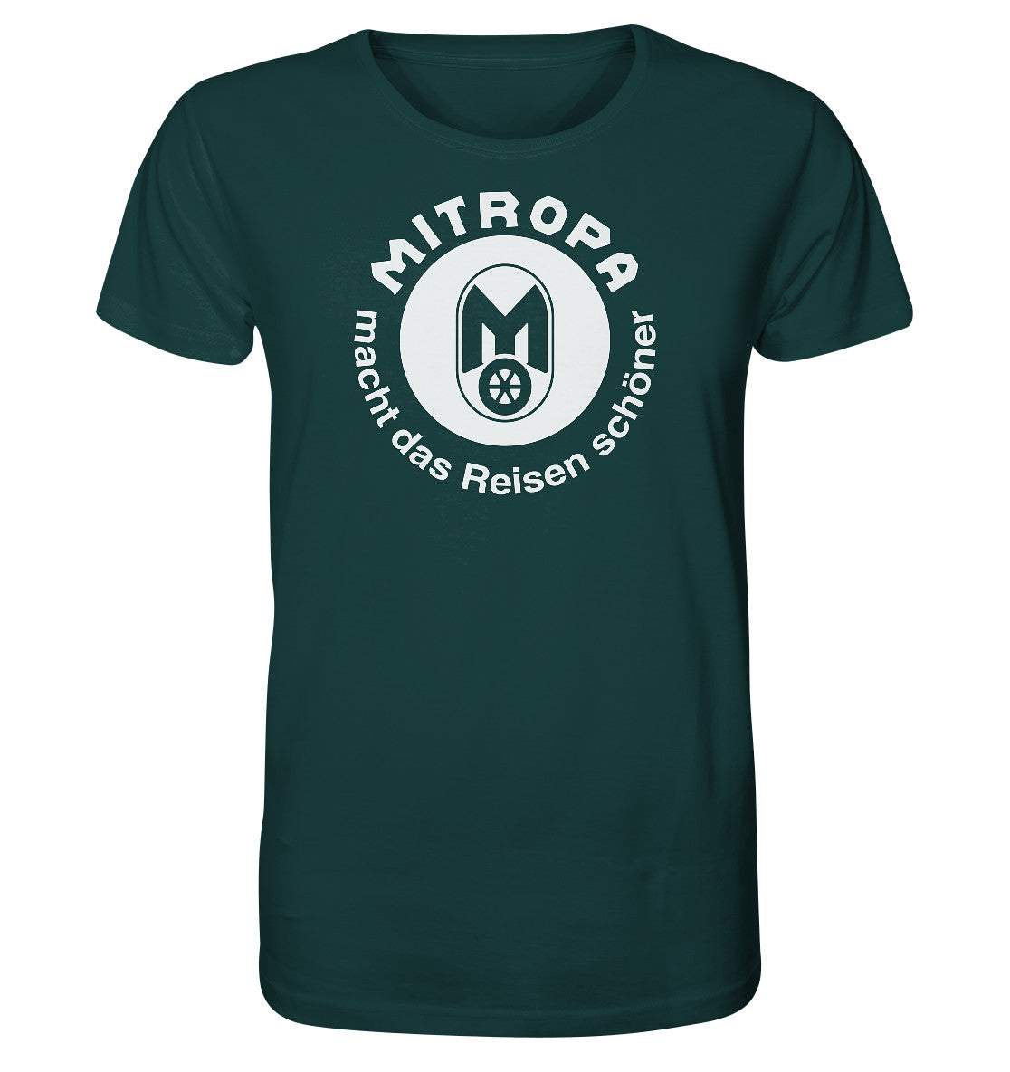 ORGANIC BIO SHIRT UNISEX • MITROPA MACHT DAS REISEN SCHÖNER - dunkel