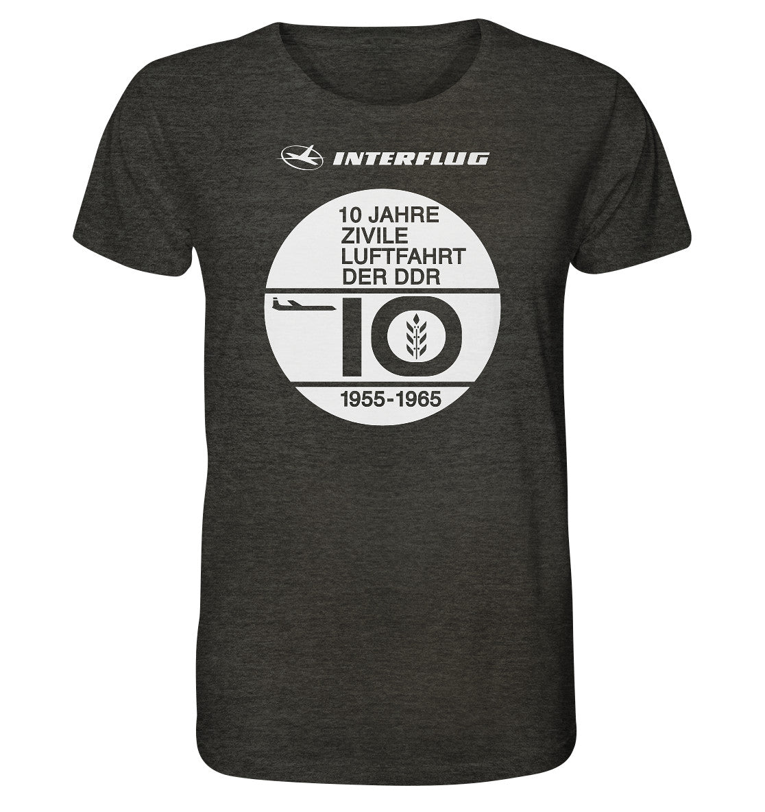 ORGANIC BIO SHIRT UNISEX • 10 JAHRE INTERFLUG