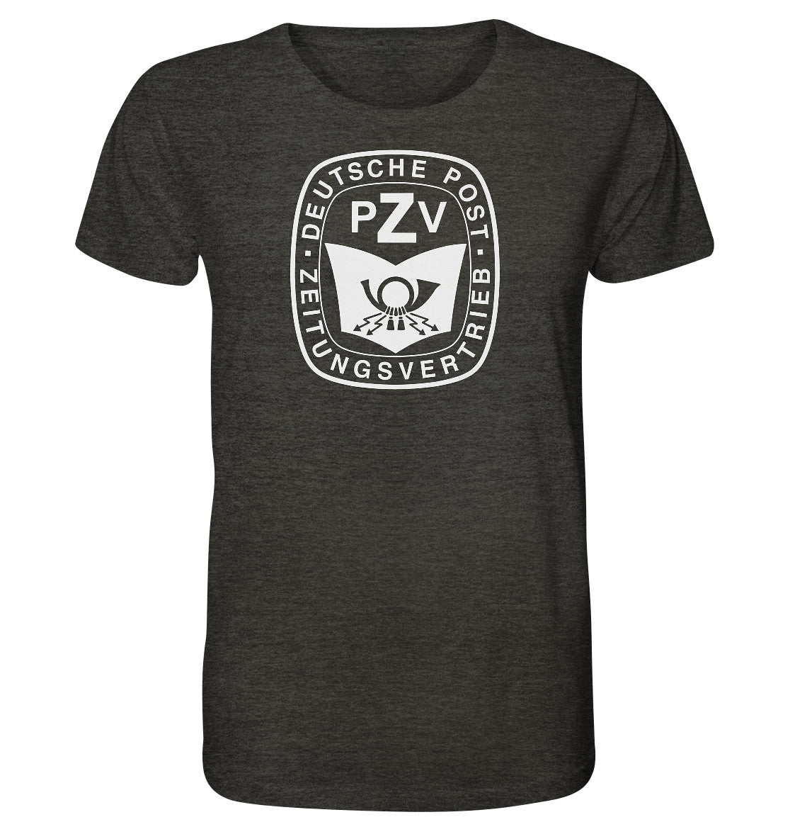ORGANIC BIO SHIRT UNISEX • DDR - DEUTSCHE POST - hell