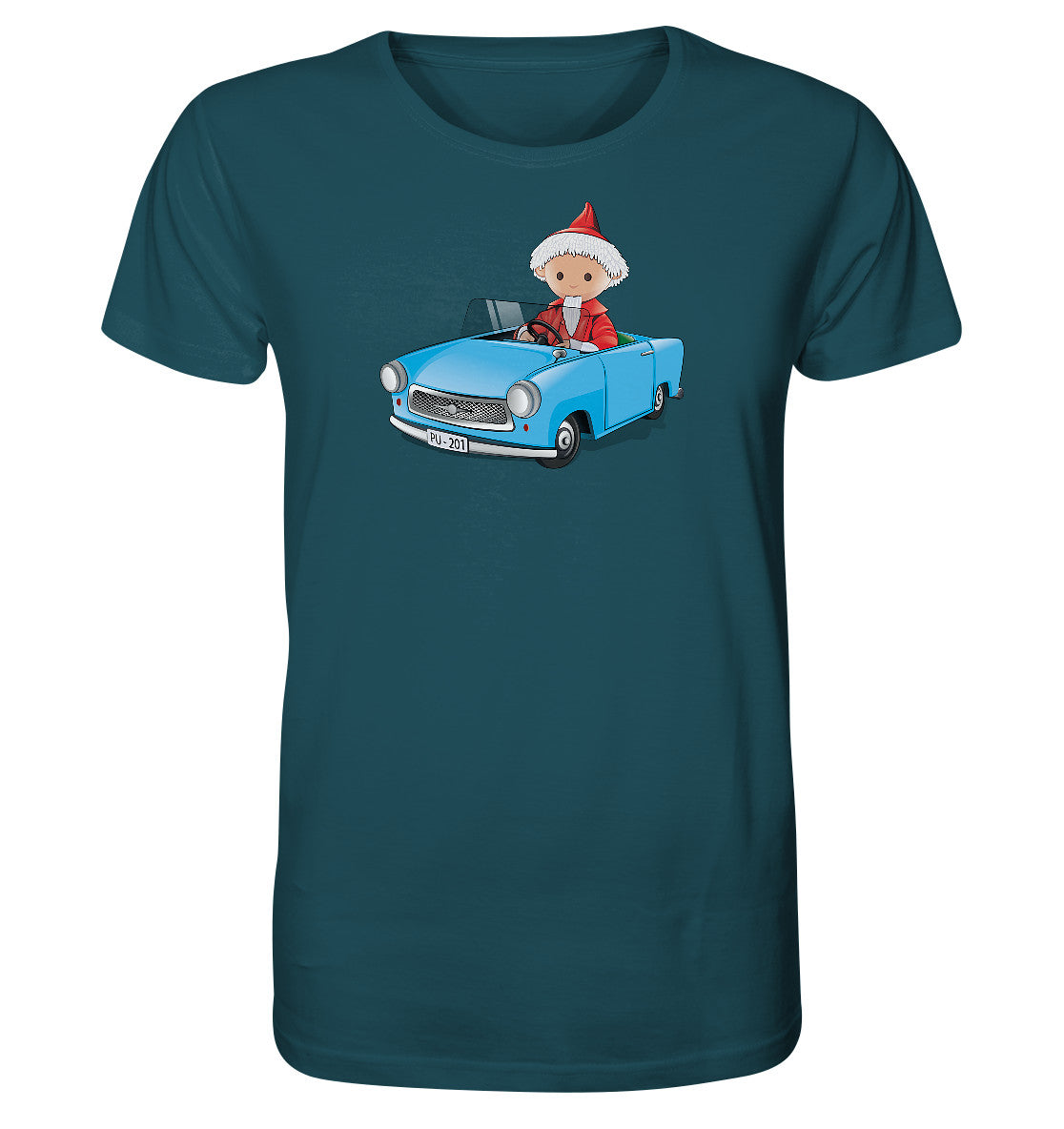 ORGANIC BIO SHIRT UNISEX • UNSER SANDMÄNNCHEN - TRABI-CRUISER (PU-201)