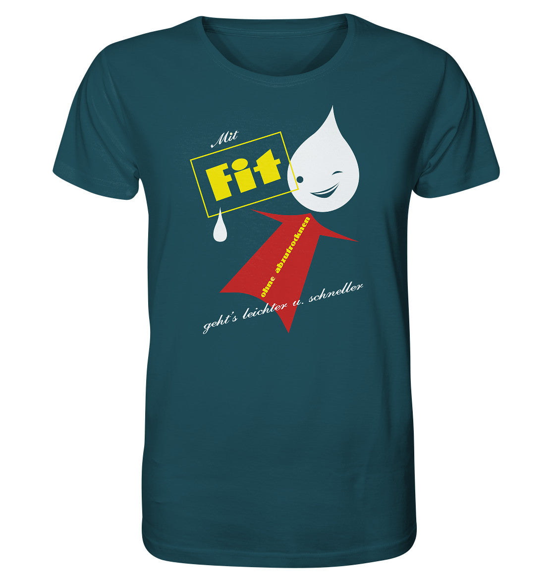 ORGANIC BIO SHIRT UNISEX • FIT SPÜLMITTEL - OHNE ABTROCKNEN