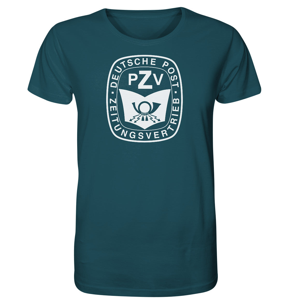 ORGANIC BIO SHIRT UNISEX • DDR - DEUTSCHE POST - hell
