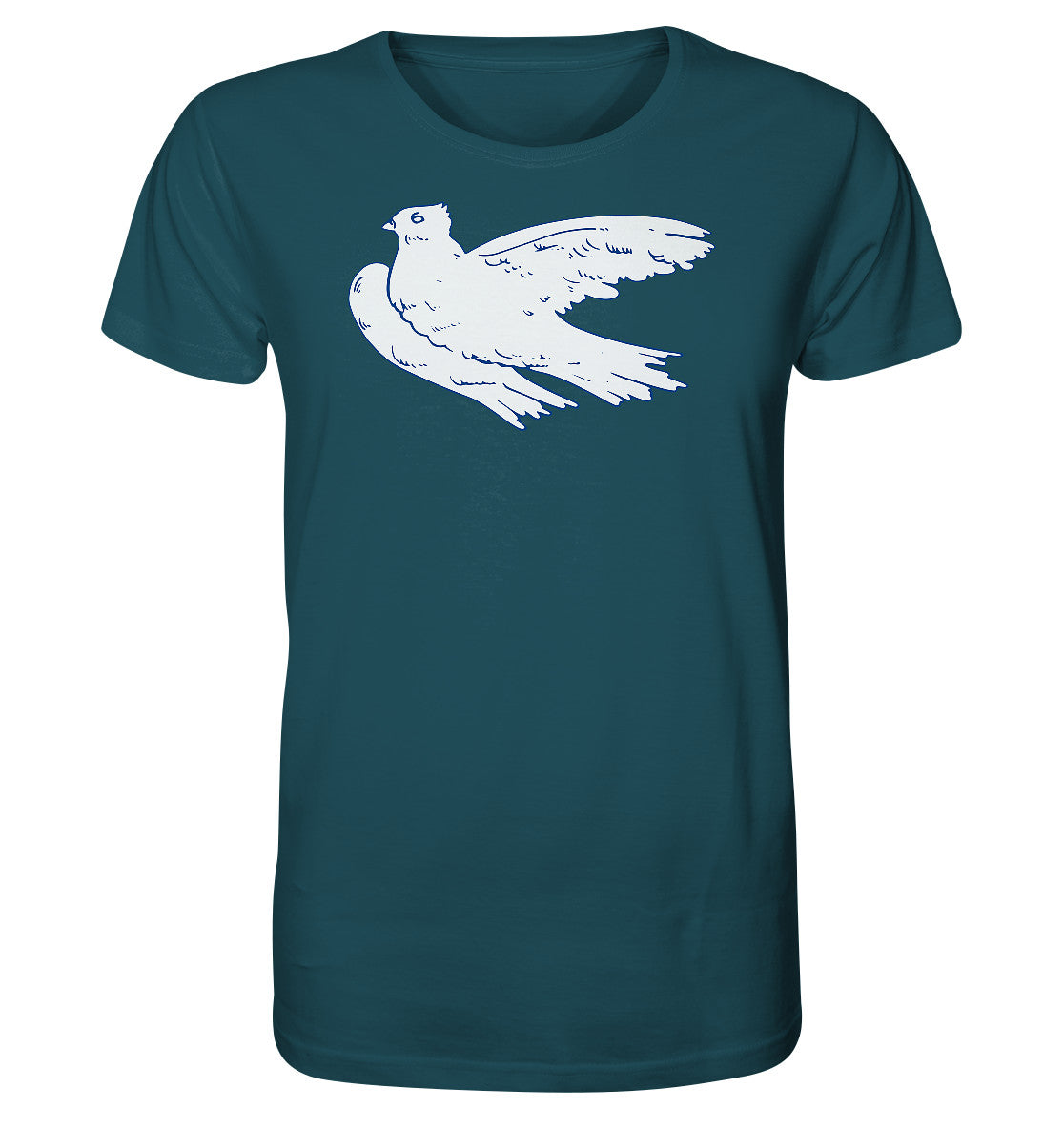 ORGANIC BIO SHIRT UNISEX • DDR - KLEINE WEISSE FRIEDENSTAUBE