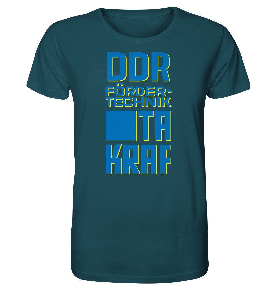 ORGANIC BIO SHIRT UNISEX • DDR FÖRDERTECHNIK TAKRAF