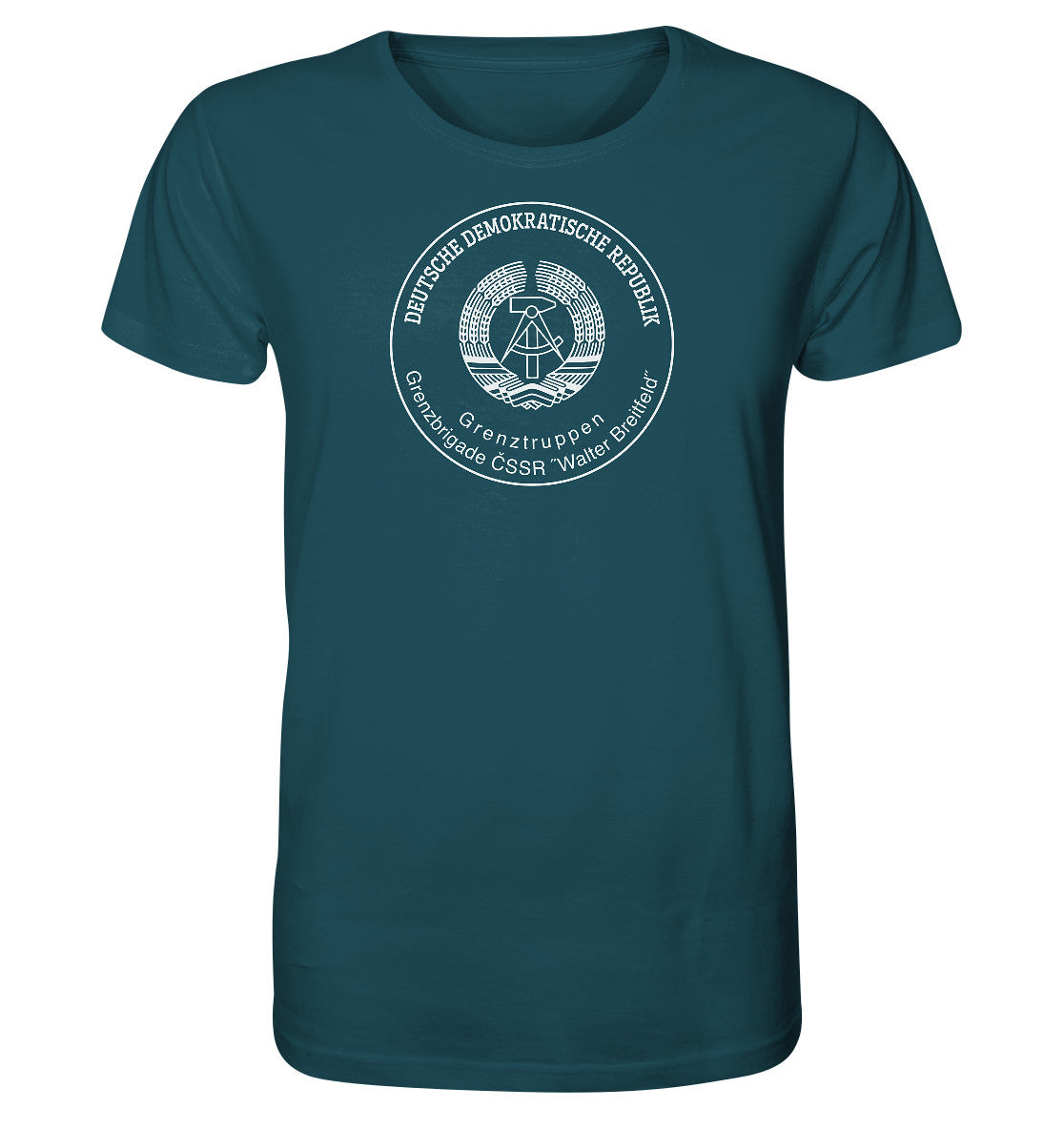 ORGANIC BIO SHIRT UNISEX • GRENZTRUPPEN DER DDR, BRIGADE WALTER BREITFELD