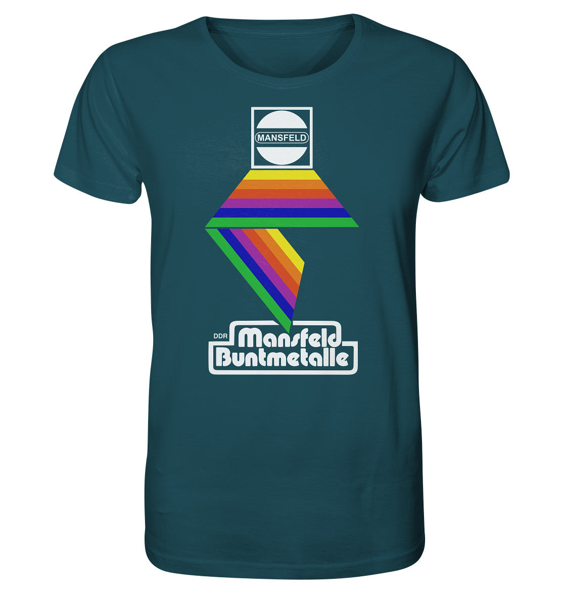 ORGANIC BIO SHIRT UNISEX • DDR MANSFELD BUNTMETALLE