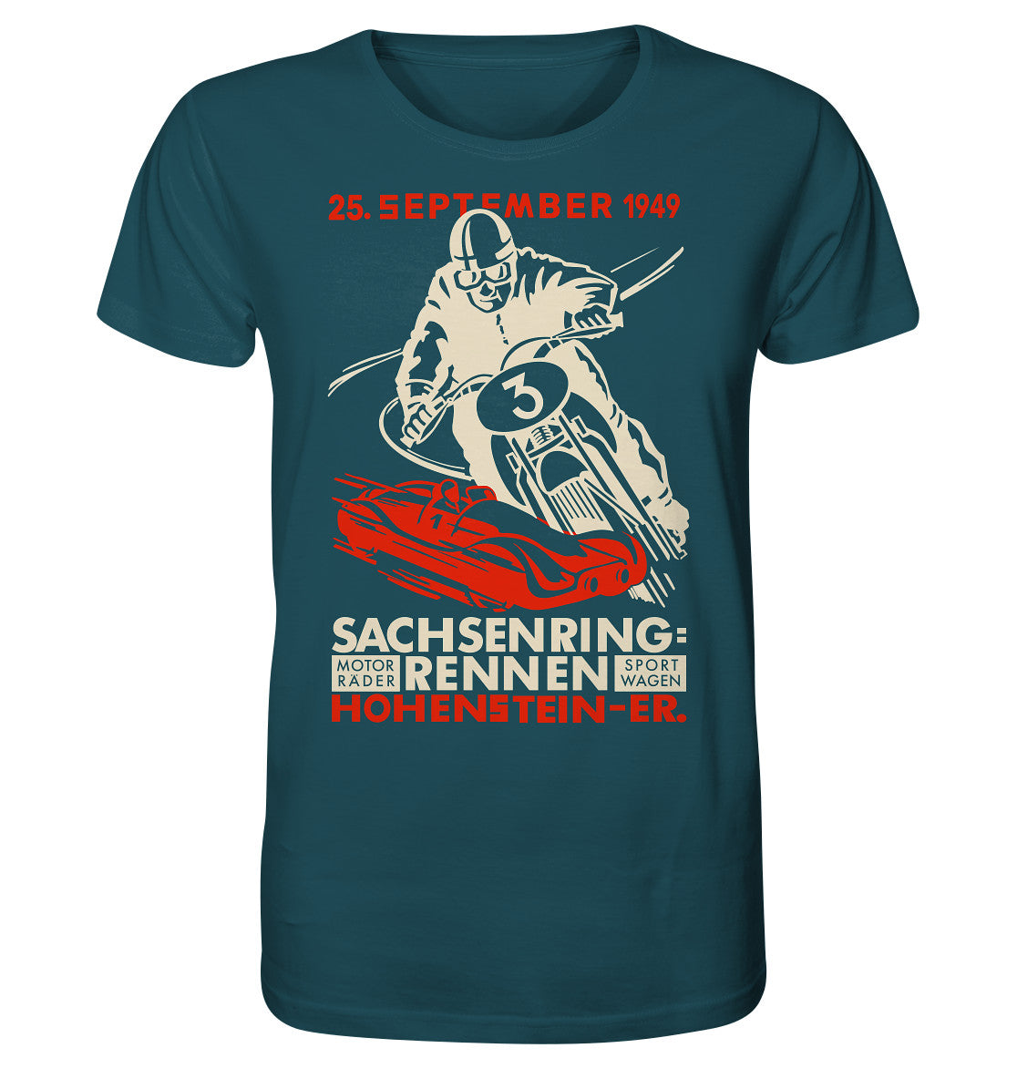 ORGANIC BIO SHIRT UNISEX • SACHSENRING-RENNEN 1949