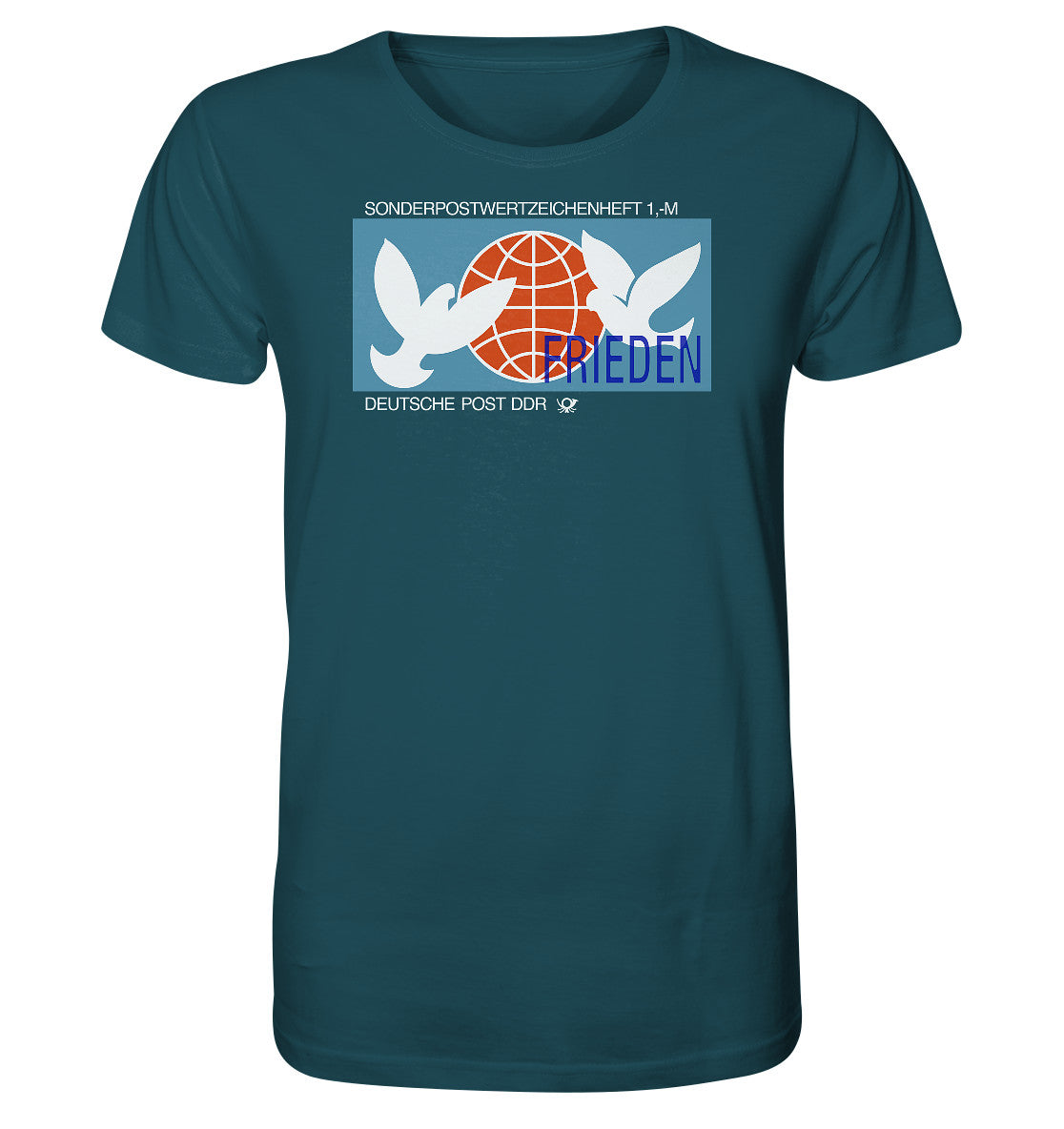 ORGANIC BIO SHIRT UNISEX • SONDERMARKE FRIEDEN - DDR
