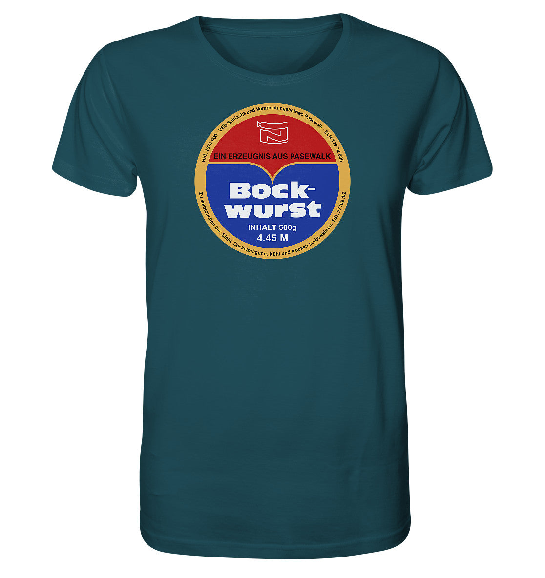 ORGANIC BIO SHIRT UNISEX • BOCKWURST AUS PASEWALK