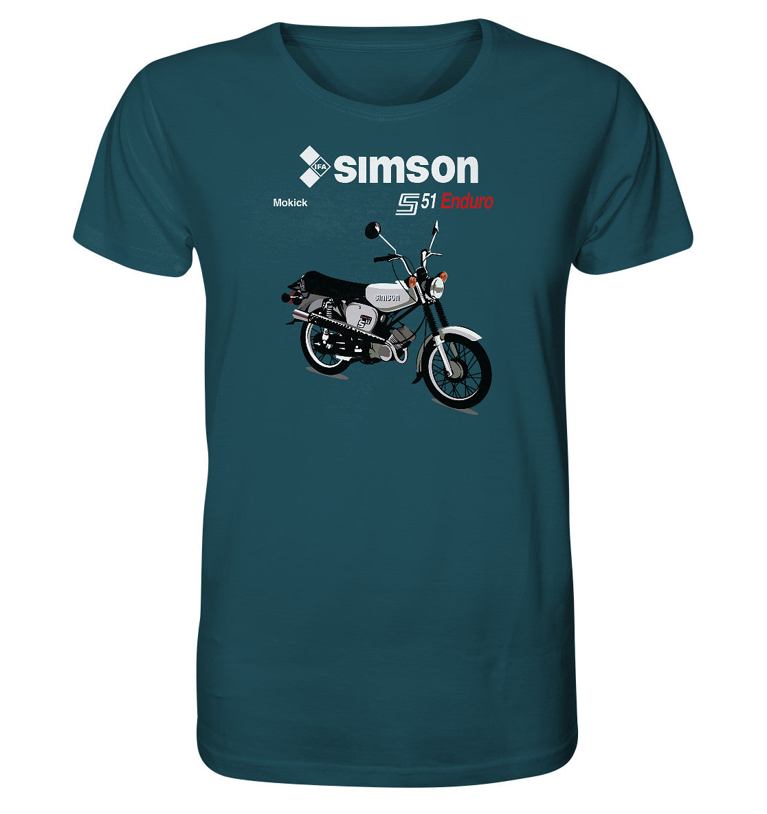 ORGANIC BIO SHIRT UNISEX • SIMSON ENDURO - ORIGINAL PROSPEKT