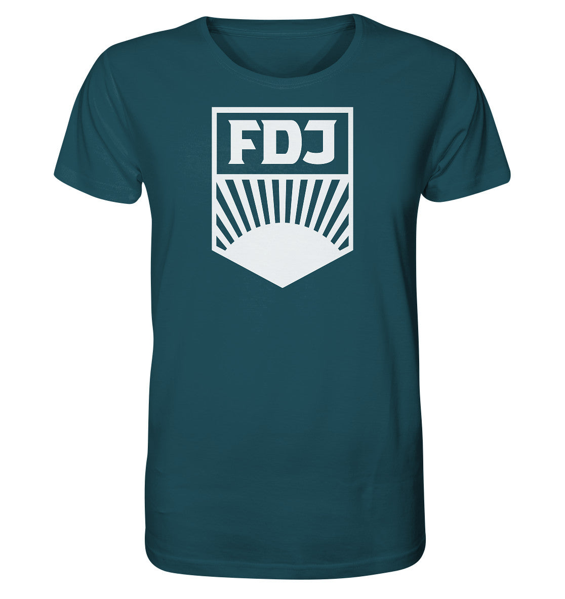 ORGANIC BIO SHIRT UNISEX • FDJ - FREIE DEUTSCHE JUGEND - DUNKEL