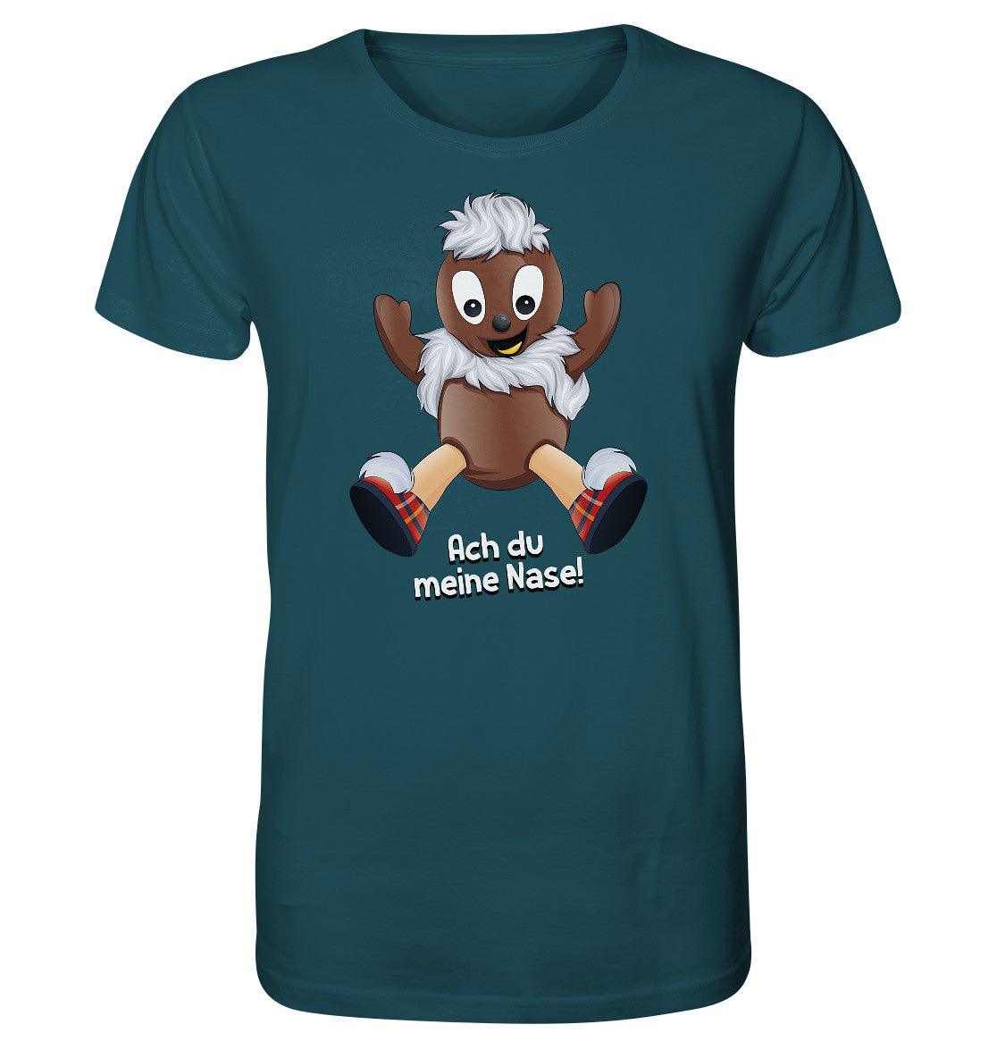 ORGANIC BIO SHIRT UNISEX • UNSER SANDMÄNNCHEN - PITTIPLATSCH - ACH DU MEINE NASE