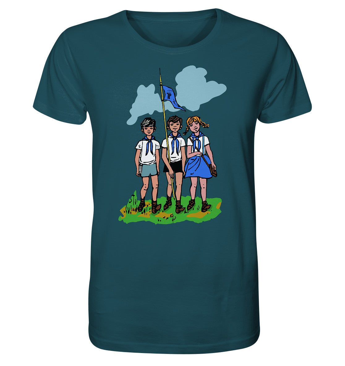 ORGANIC BIO SHIRT UNISEX • JUNGE PIONIERE - PIONIERAUSWEIS