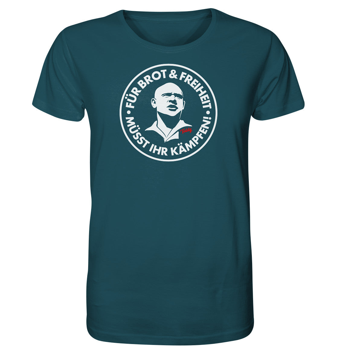 ORGANIC BIO SHIRT UNISEX • TEDDY THÄLMANN - BROT & FREIHEIT