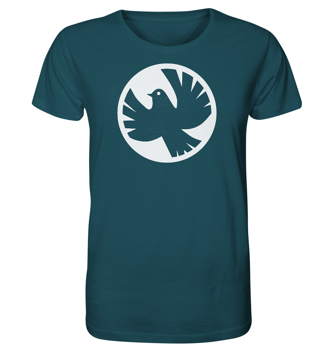 ORGANIC BIO SHIRT UNISEX • ROCK FÜR DEN FRIEDEN - TAUBE