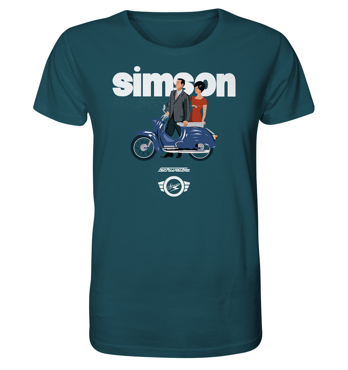ORGANIC BIO SHIRT UNISEX • SIMSON SCHWALBE - ORIGINAL WERBUNG 1964