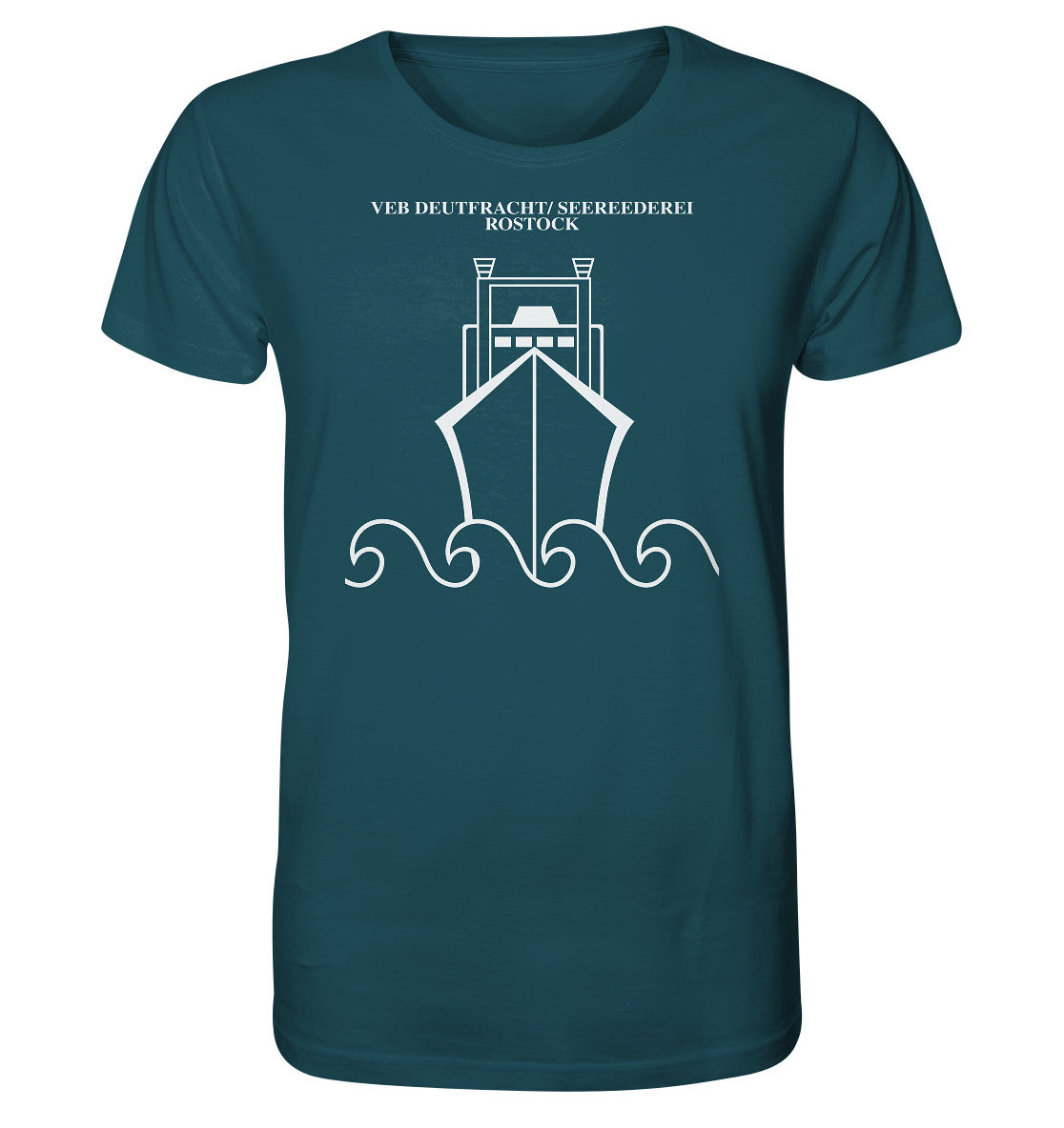 ORGANIC BIO SHIRT UNISEX • VEB DEUTFRACHT SEEREEDEREI ROSTOCK