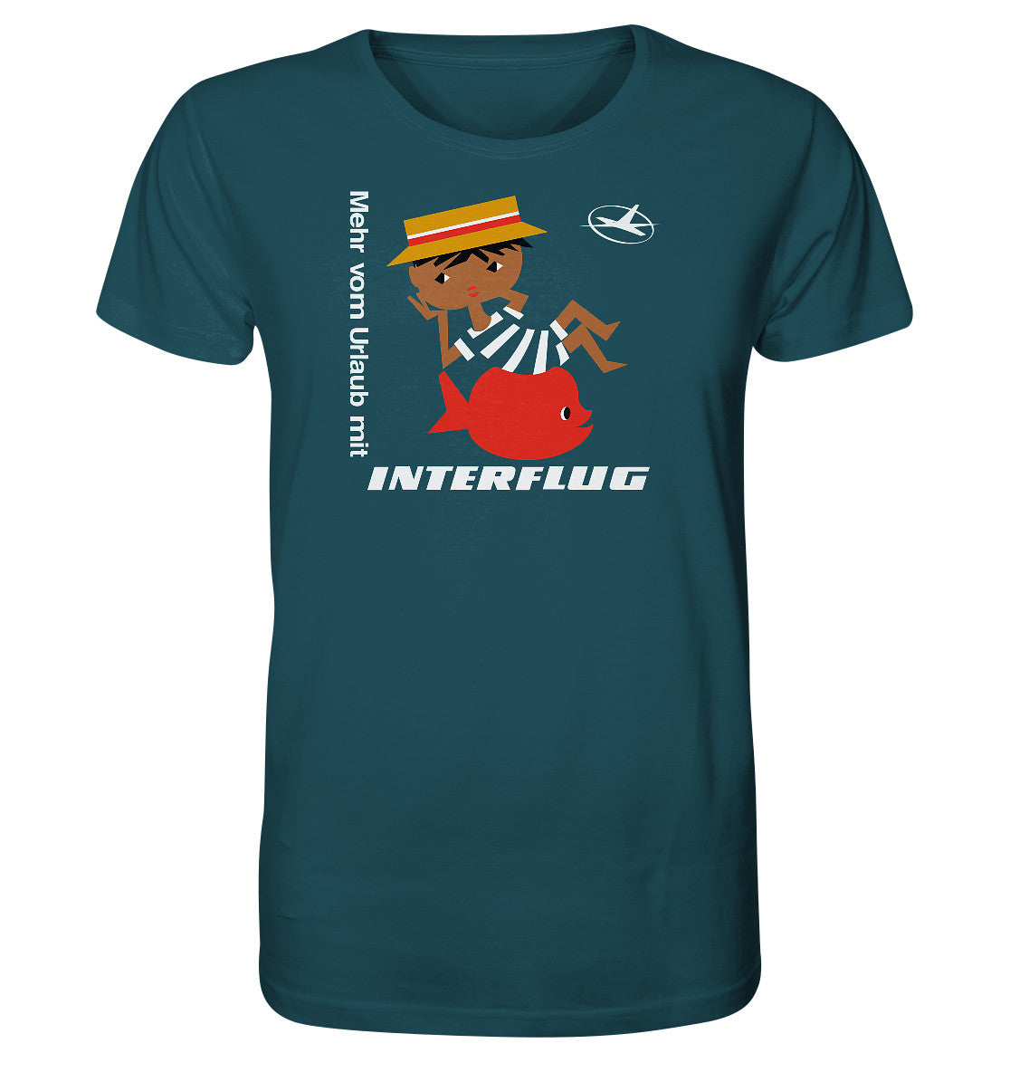 ORGANIC BIO SHIRT UNISEX • MEHR VOM URLAUB - MIT INTERFLUG