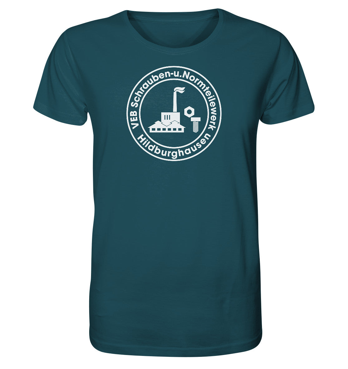 ORGANIC BIO SHIRT UNISEX • VEB SCHRAUBEN- U. NORMTEILE HILDBURGHAUSEN