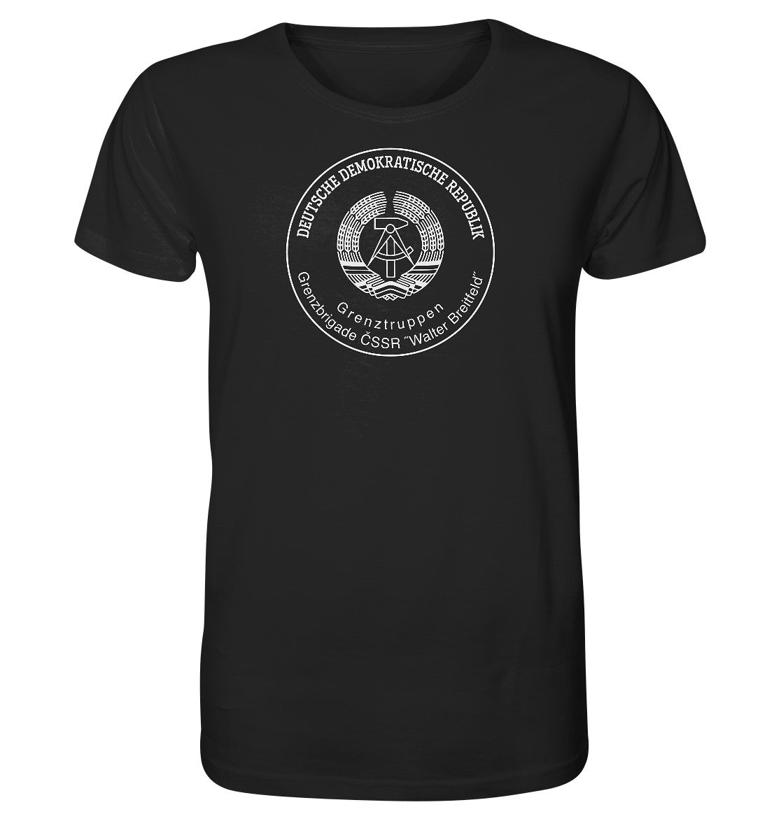 ORGANIC BIO SHIRT UNISEX • GRENZTRUPPEN DER DDR, BRIGADE WALTER BREITFELD