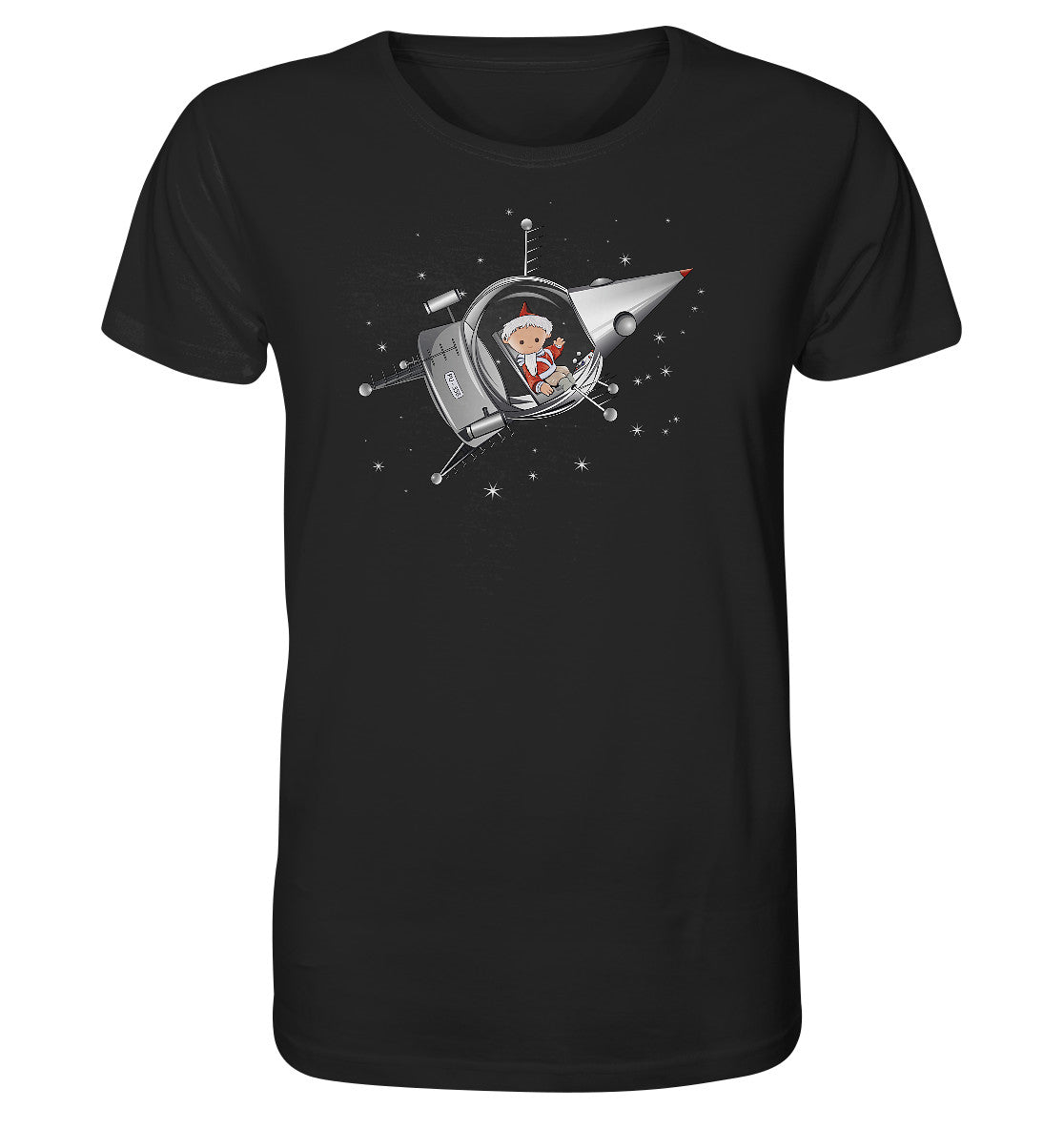 ORGANIC BIO SHIRT UNISEX • UNSER SANDMÄNNCHEN - IM KOSMOS (PU-358)