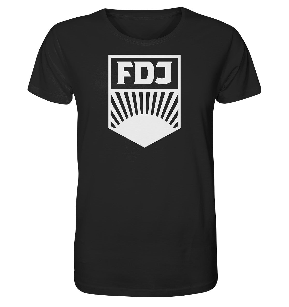 ORGANIC BIO SHIRT UNISEX • FDJ - FREIE DEUTSCHE JUGEND - DUNKEL
