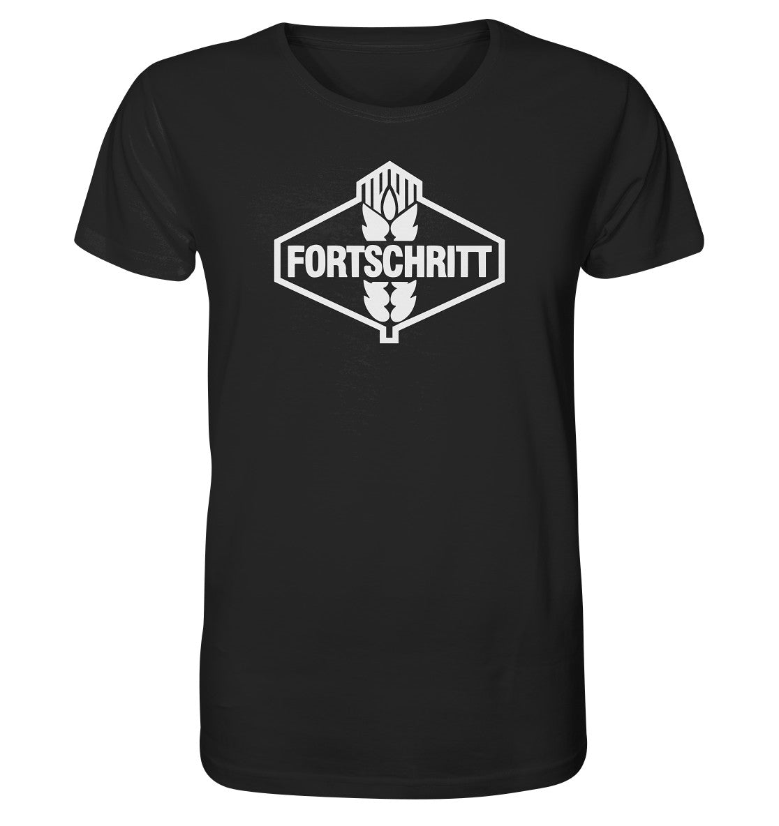 ORGANIC BIO SHIRT UNISEX • FORTSCHRITT LANDMASCHINEN - WEISS