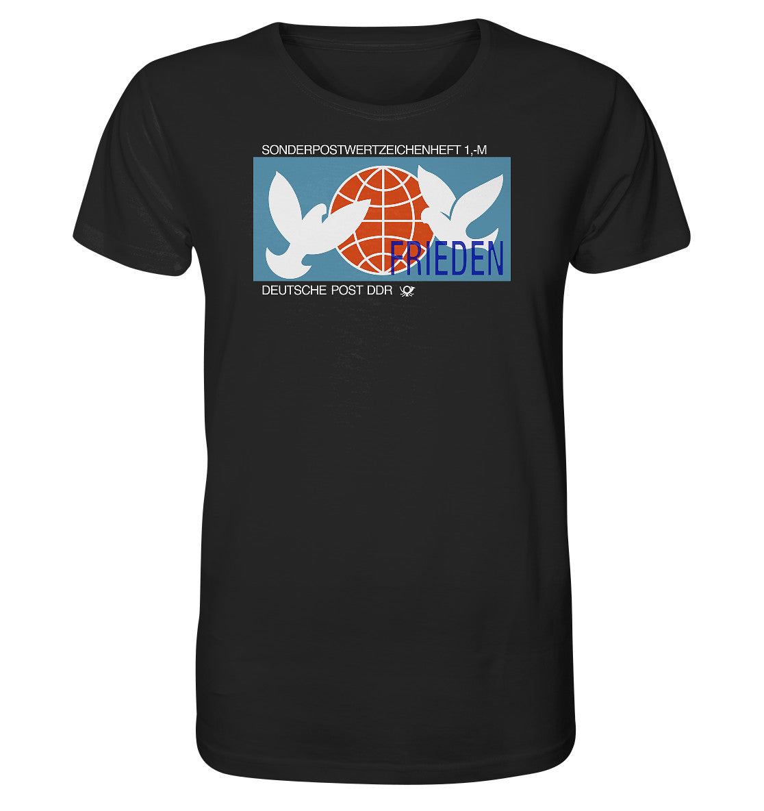 ORGANIC BIO SHIRT UNISEX • SONDERMARKE FRIEDEN - DDR