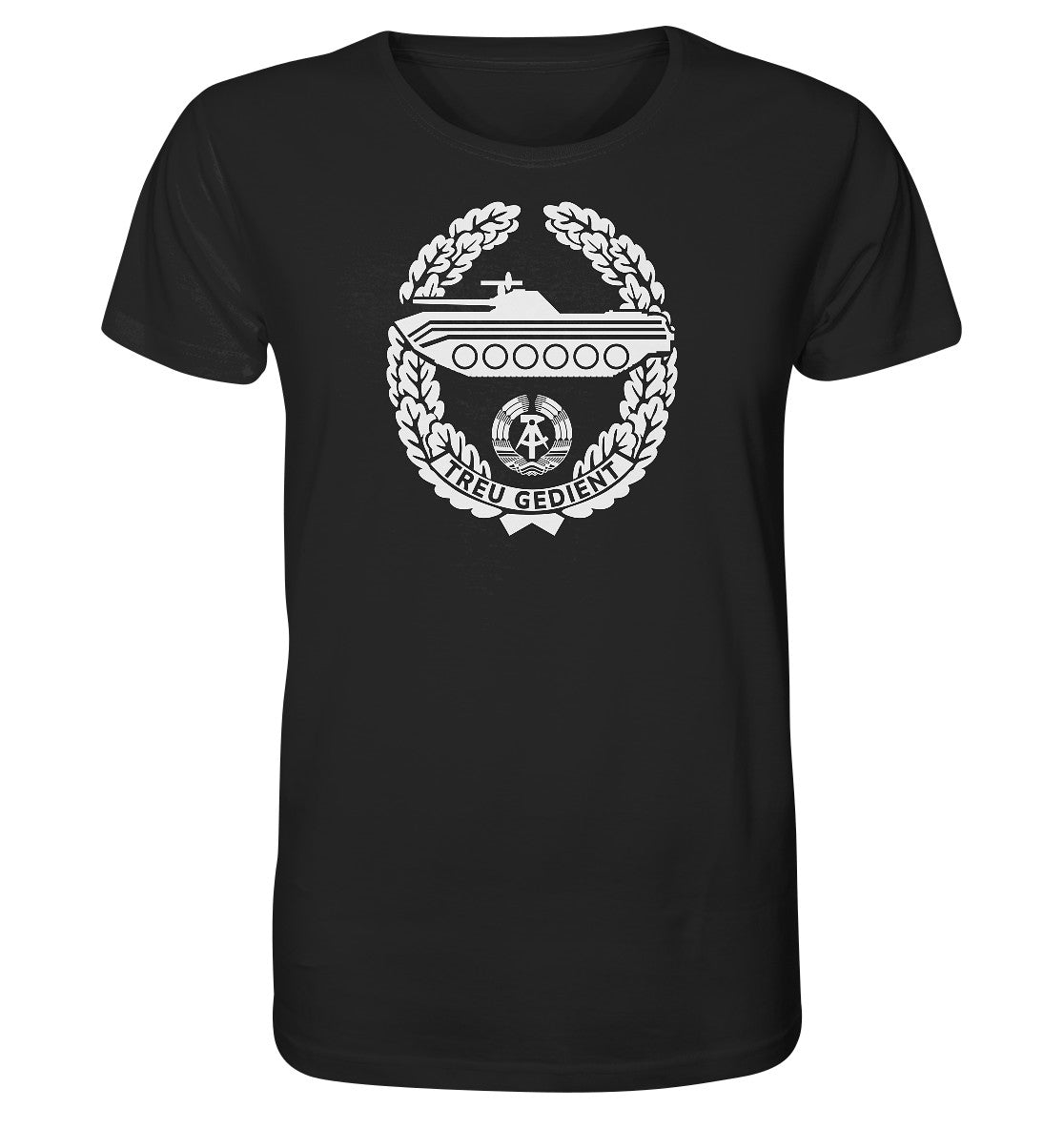 ORGANIC BIO SHIRT UNISEX • NVA-ORDEN - TREU GEDIENT - MOT. SCHÜTZENTRUPPEN