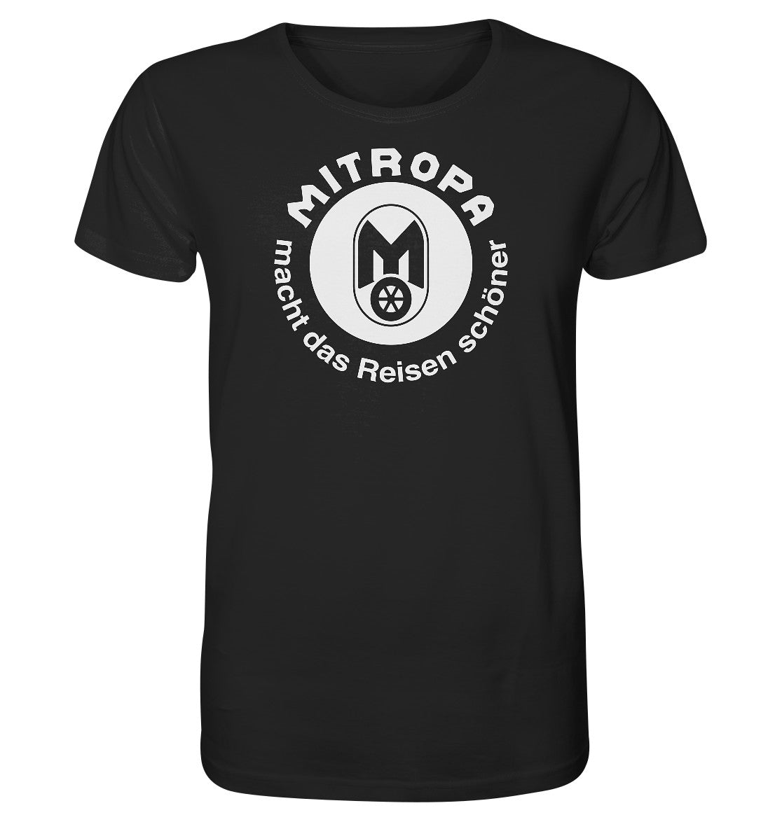 ORGANIC BIO SHIRT UNISEX • MITROPA MACHT DAS REISEN SCHÖNER - dunkel