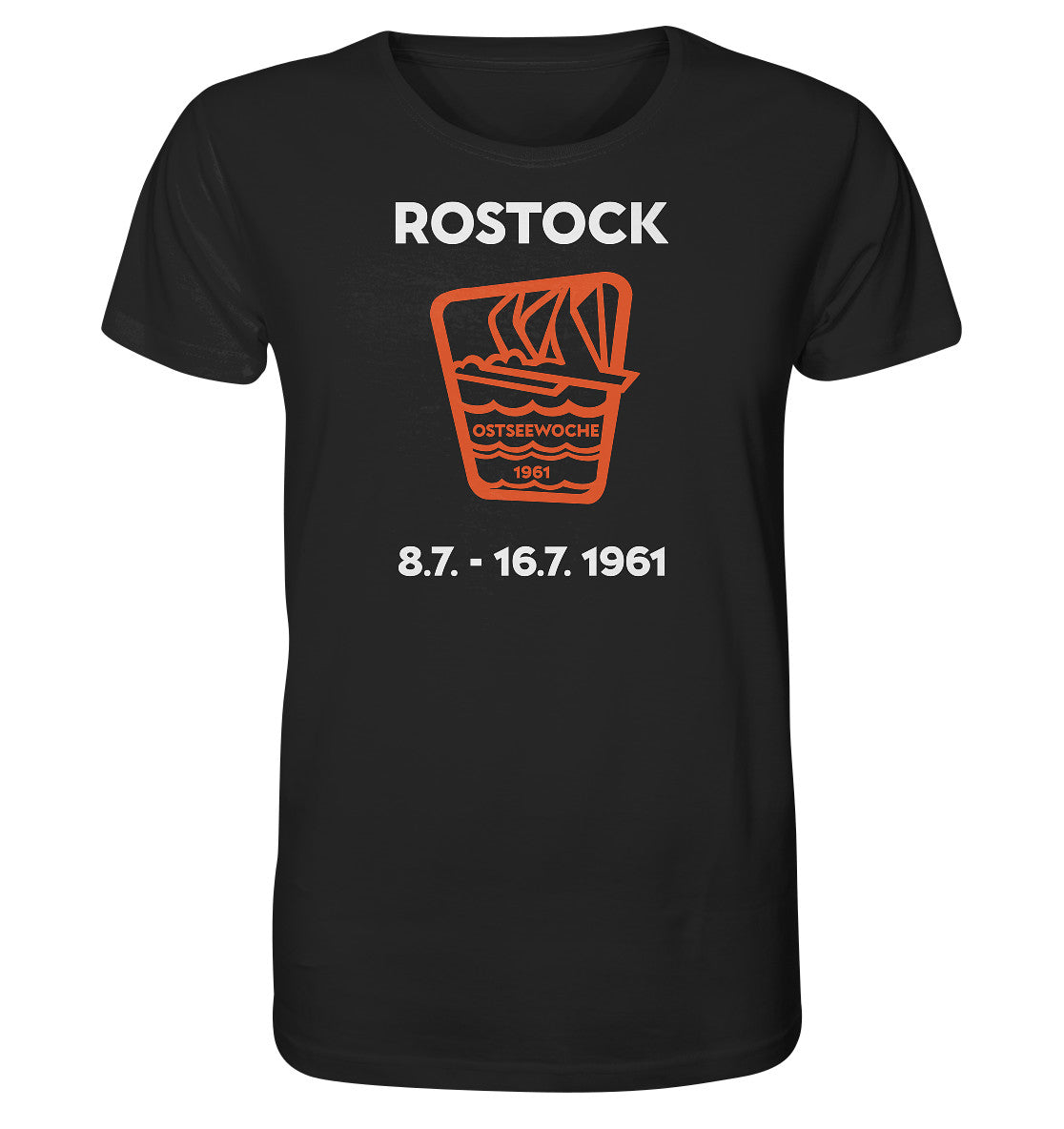ORGANIC BIO SHIRT UNISEX • OSTSEEWOCHE ROSTOCK 1961