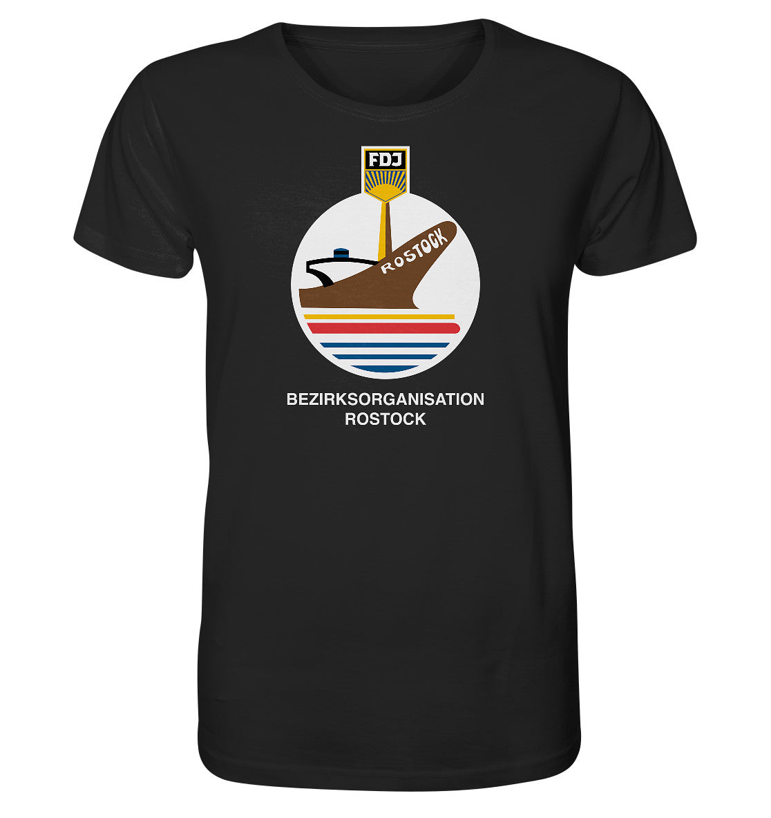 ORGANIC BIO SHIRT UNISEX • FDJ BEZIRKSORGANISATION ROSTOCK