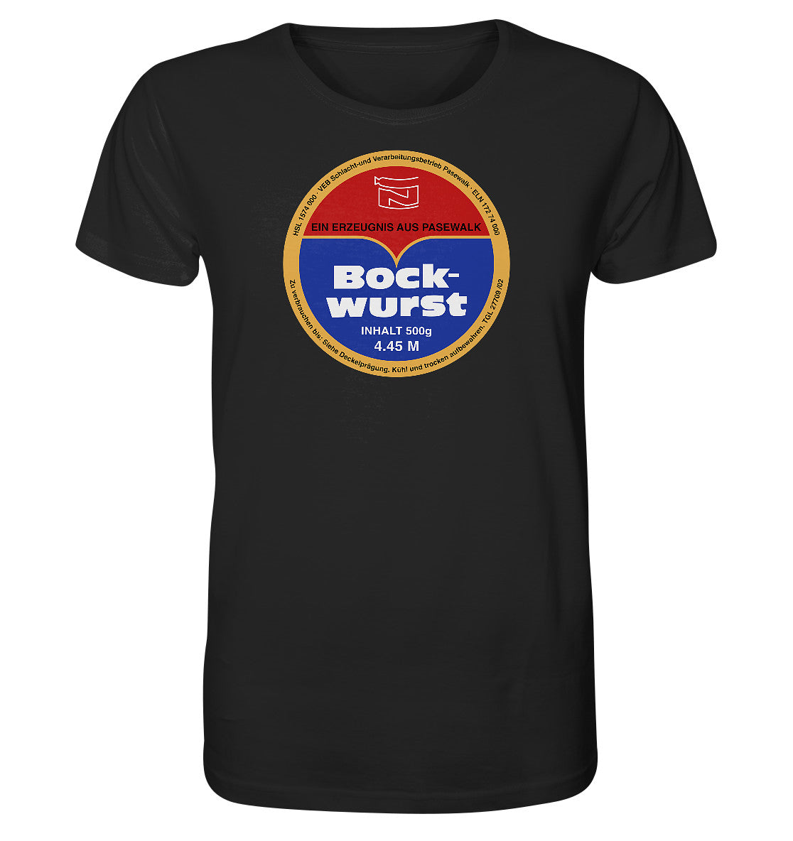 ORGANIC BIO SHIRT UNISEX • BOCKWURST AUS PASEWALK
