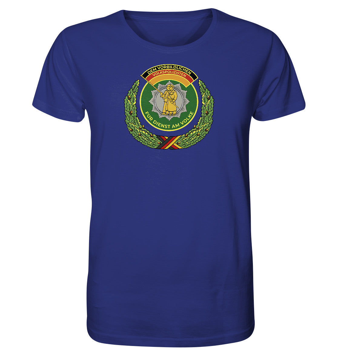 ORGANIC BIO SHIRT UNISEX • DEM VORBILDLICHEN VOLKSPOLIZISTEN (ABZEICHEN)