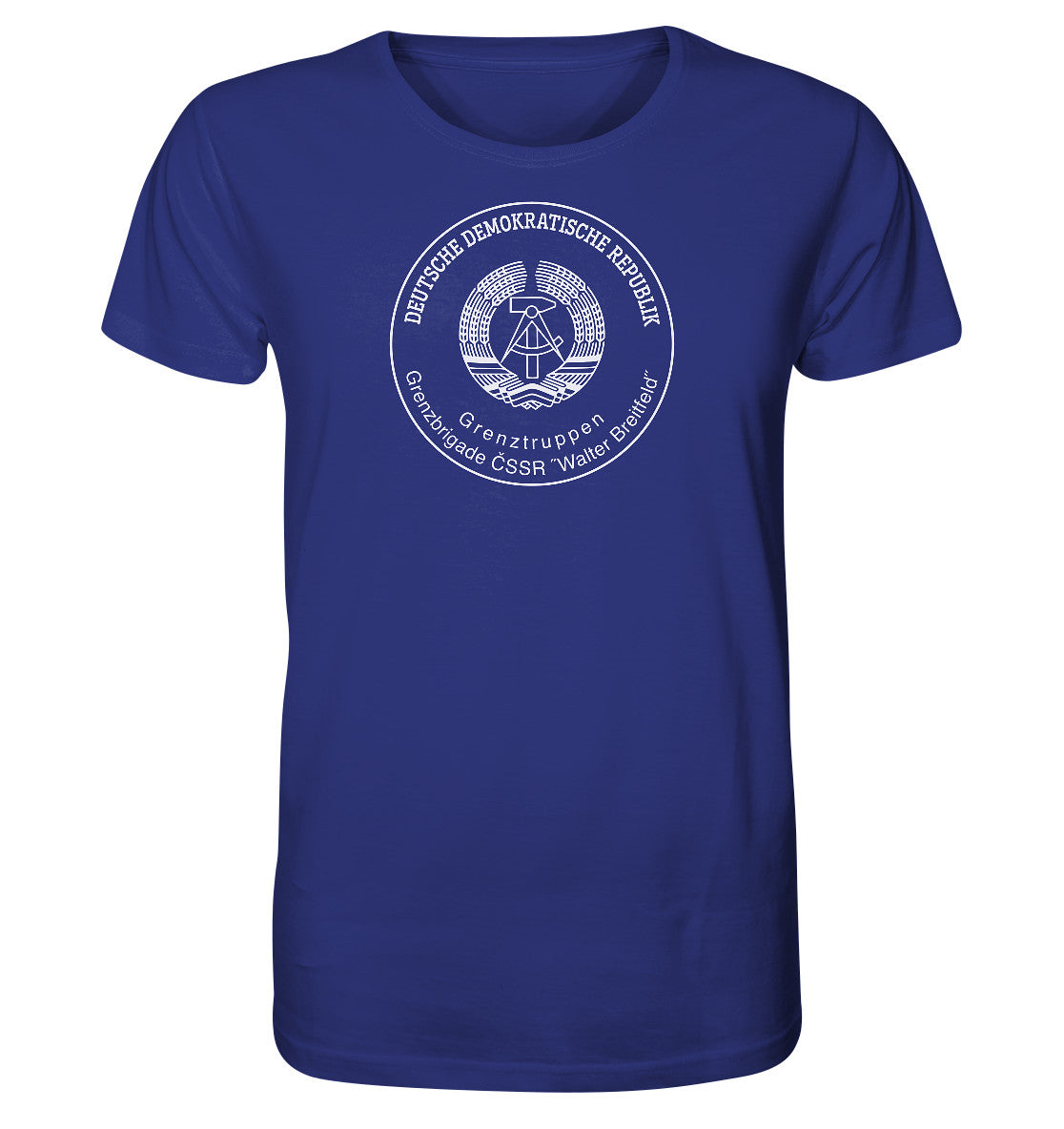 ORGANIC BIO SHIRT UNISEX • GRENZTRUPPEN DER DDR, BRIGADE WALTER BREITFELD