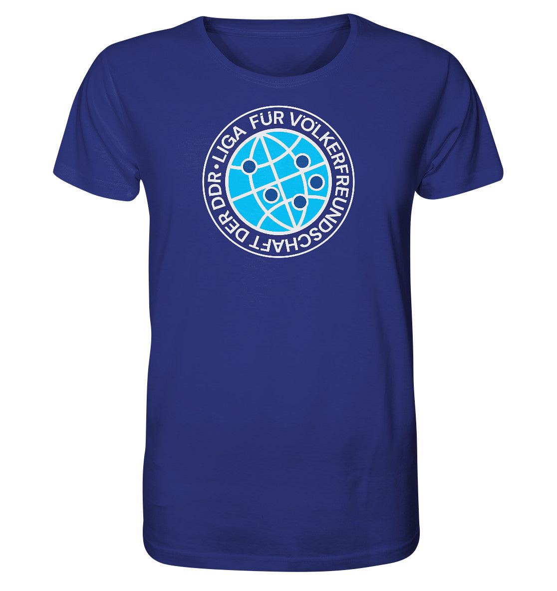 ORGANIC BIO SHIRT UNISEX • LIGA FÜR VÖLKERFREUNDSCHAFT DER DDR