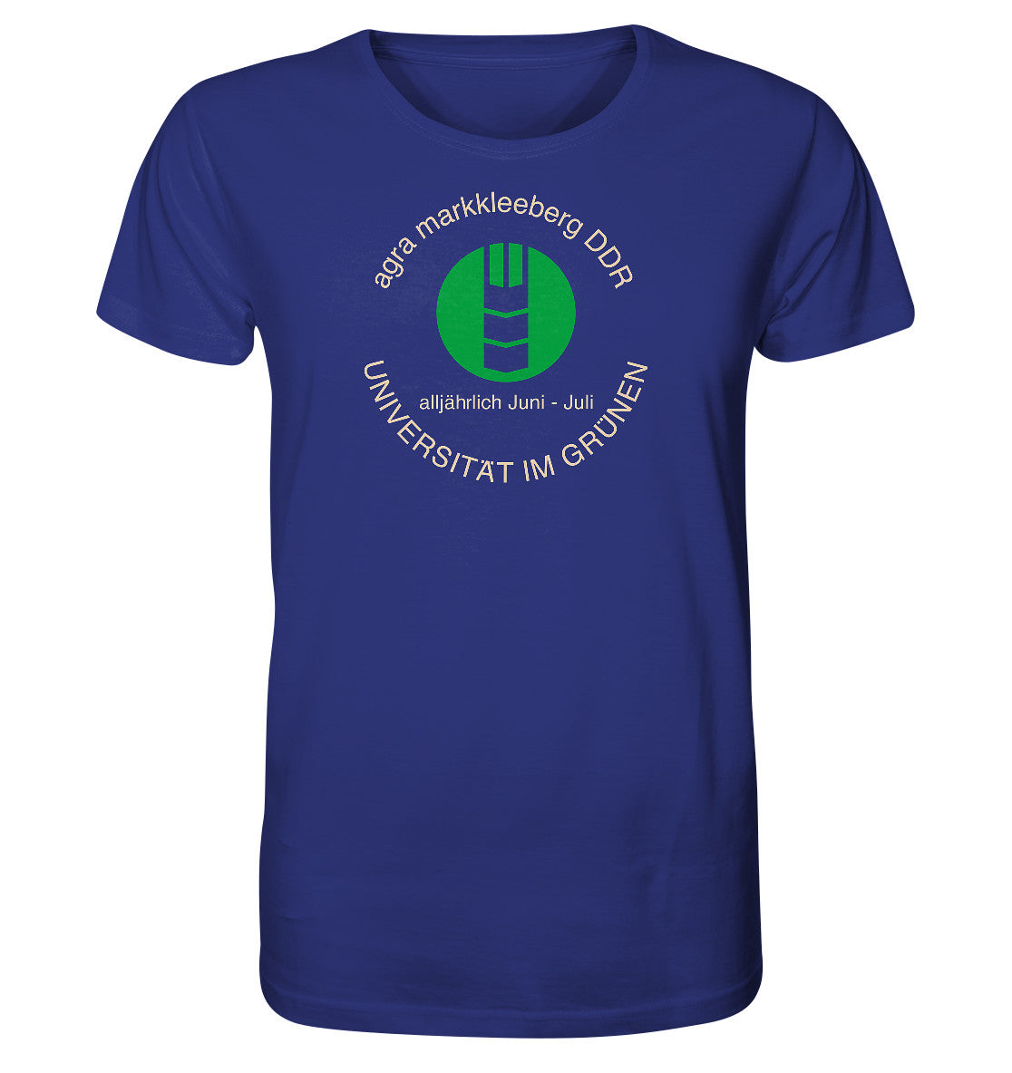 ORGANIC BIO SHIRT UNISEX • AGRA MARKKLEEBERG DDR