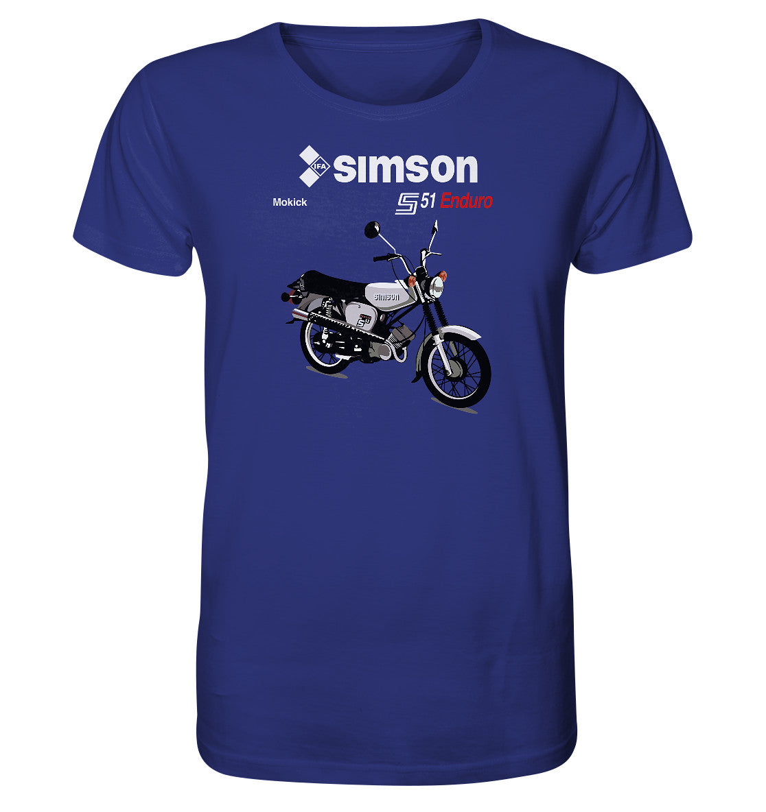 ORGANIC BIO SHIRT UNISEX • SIMSON ENDURO - ORIGINAL PROSPEKT