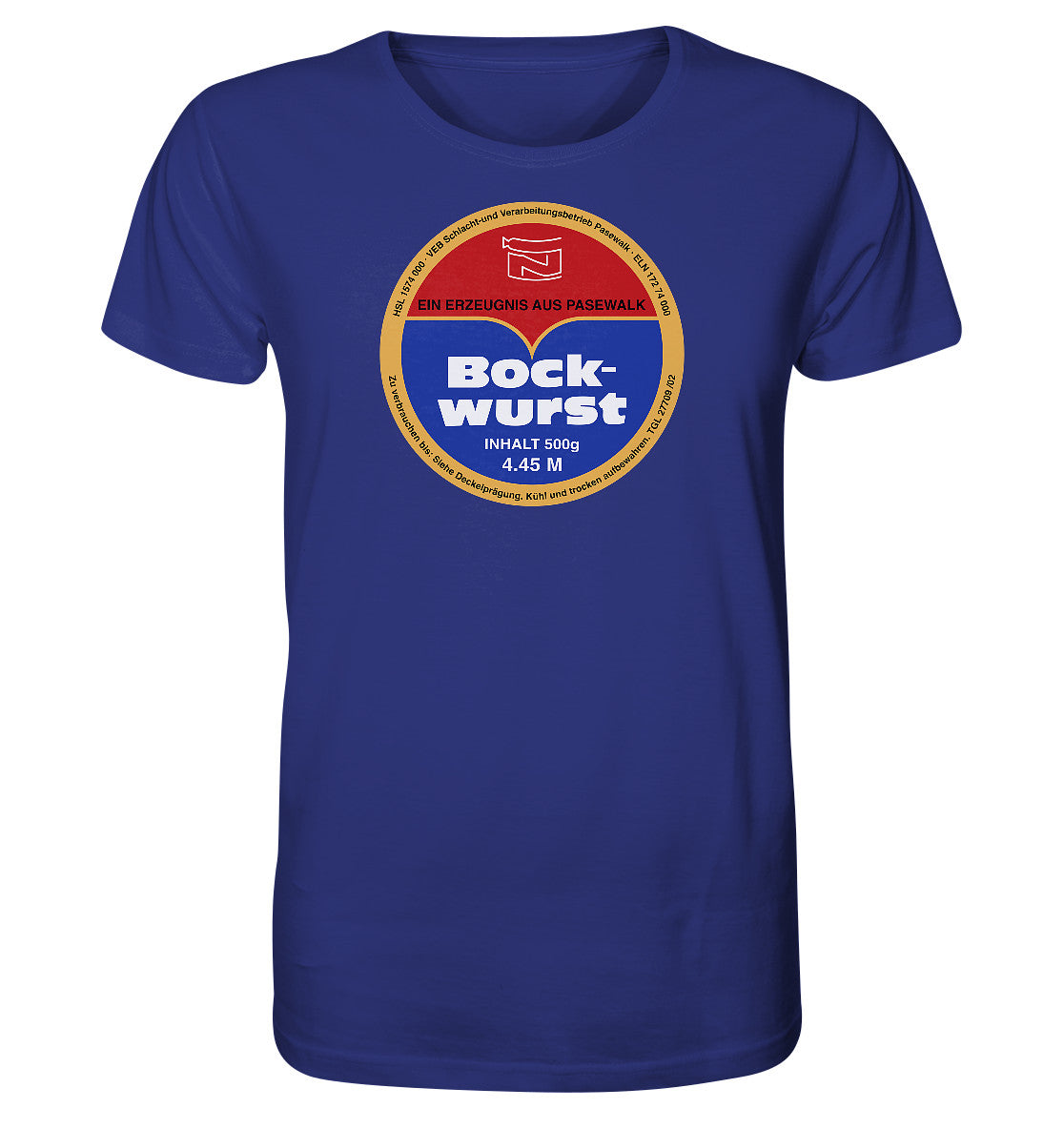 ORGANIC BIO SHIRT UNISEX • BOCKWURST AUS PASEWALK