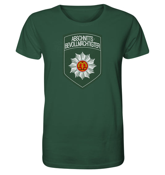 DDR Ostalgie Bio-Shirt Unisex • ABV - ABSCHNITTSBEVOLLMÄCHTIGTER