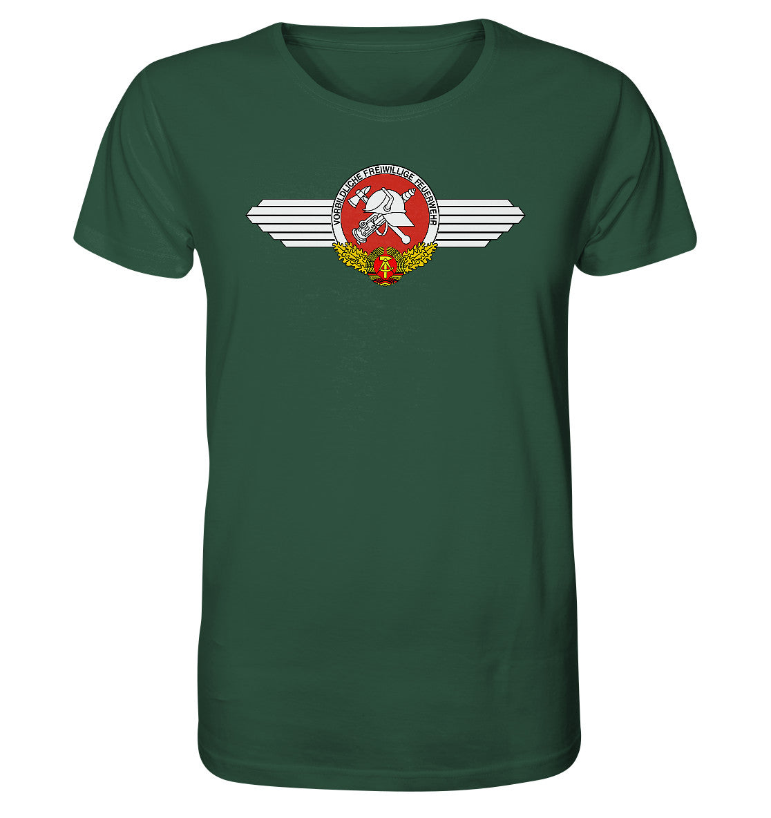 ORGANIC BIO SHIRT UNISEX • VORBILDLICHE FREIWILLIGE FEUERWEHR DER DDR