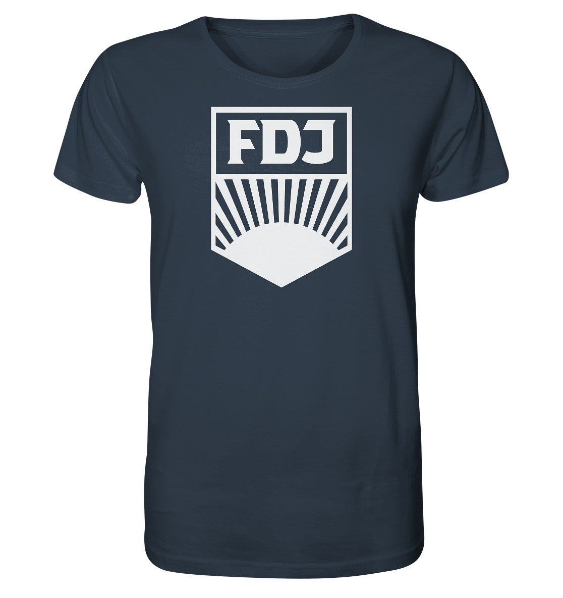 ORGANIC BIO SHIRT UNISEX • FDJ - FREIE DEUTSCHE JUGEND - DUNKEL