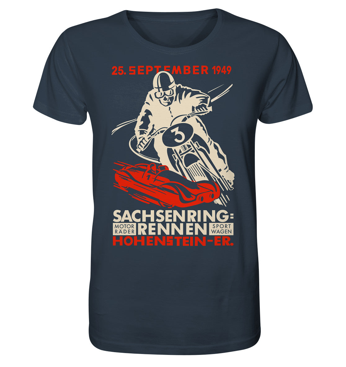 ORGANIC BIO SHIRT UNISEX • SACHSENRING-RENNEN 1949