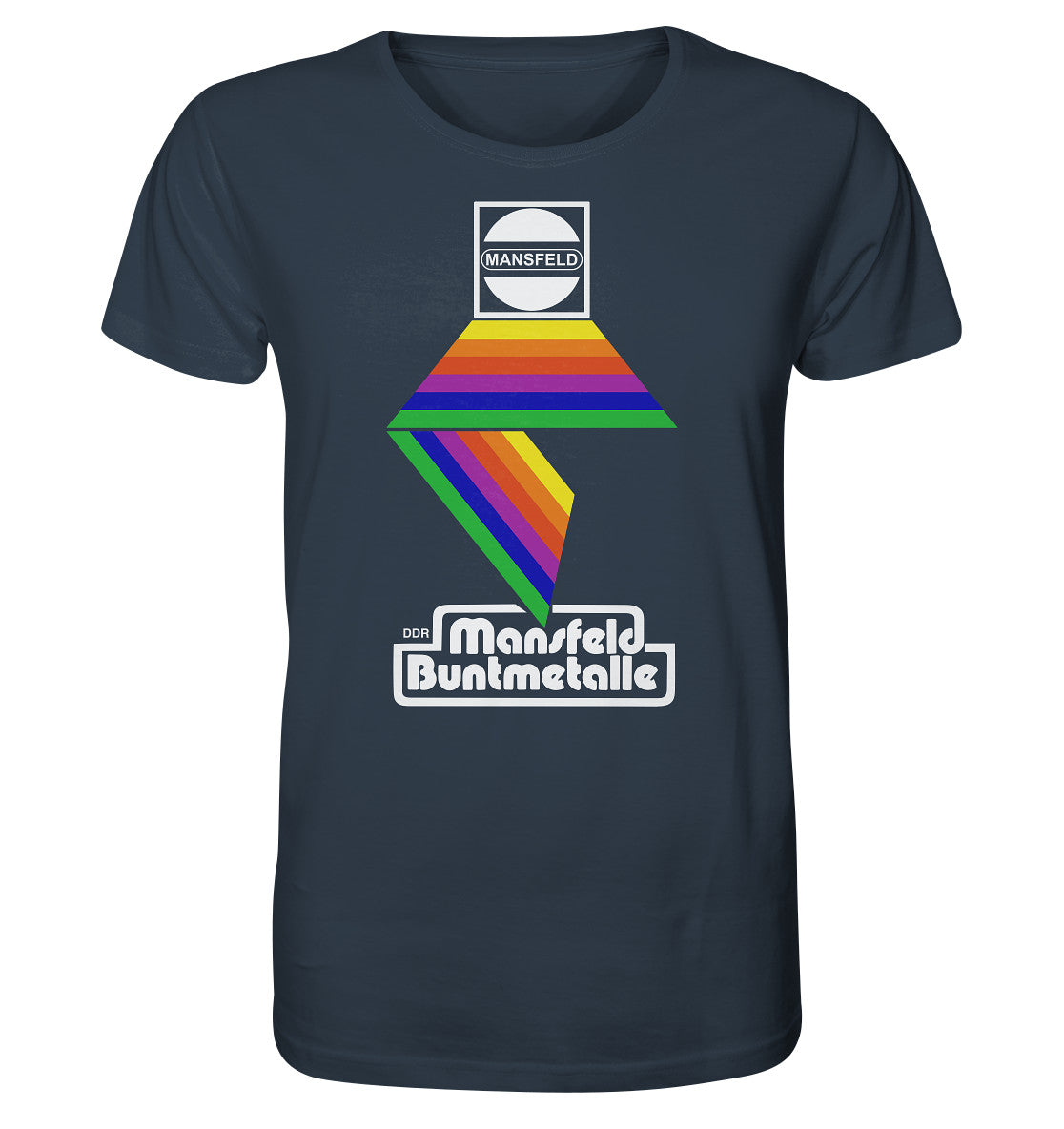 ORGANIC BIO SHIRT UNISEX • DDR MANSFELD BUNTMETALLE