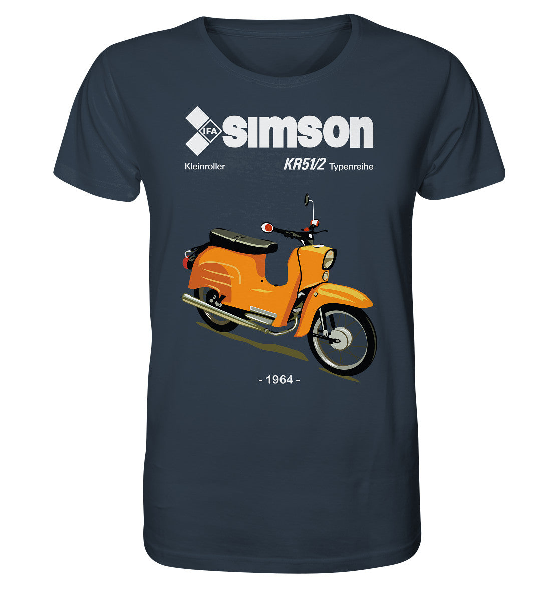 ORGANIC BIO SHIRT UNISEX • SIMSON SCHWALBE KR51-2 (ORIGINALPROSPEKT 1964)