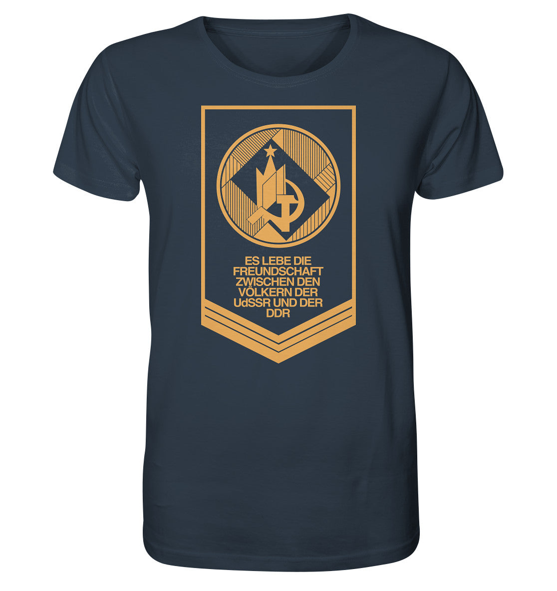 ORGANIC BIO SHIRT UNISEX • FREUNDSCHAFT UDSSR - DDR