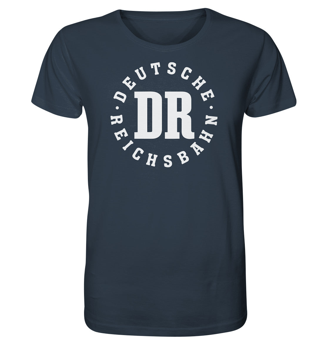 ORGANIC BIO SHIRT UNISEX • DR: DEUTSCHE REICHSBAHN - DUNKEL